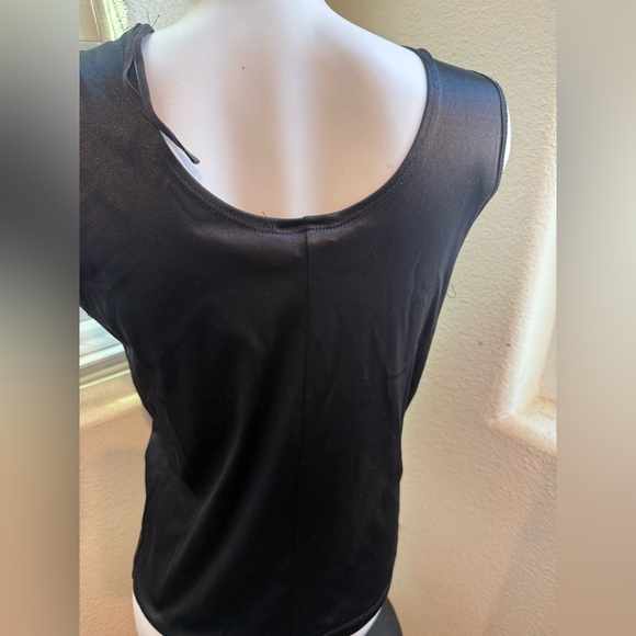 Vintage 90s Y2K Satin Sleevless Top - Picture 5 of 5